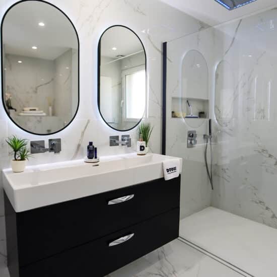 Réalisation d'une salle de bain signature DUCCI Zebré