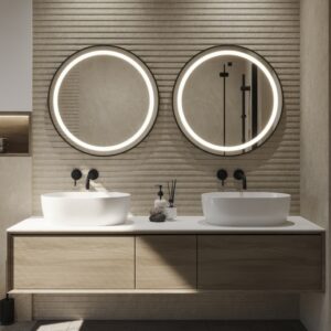 Miroirs Carla avec éclairage intégré